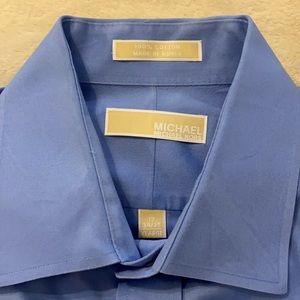 Men’s Michael Kors blue dress shirts